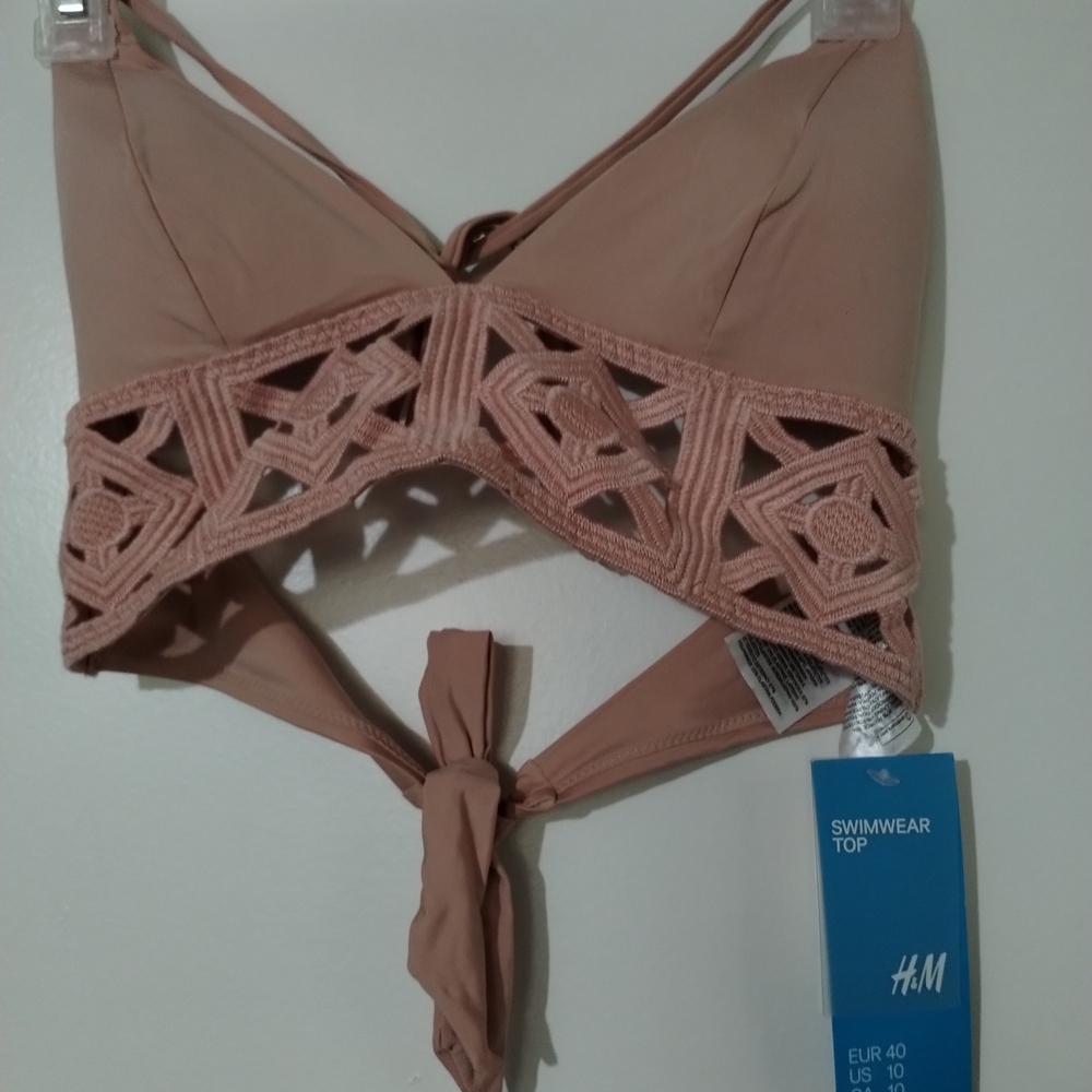 H&M Women's Tan Swimwear Top